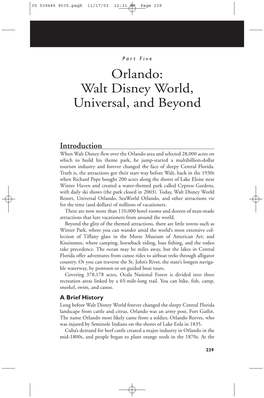 Walt Disney World, Universal, and Beyond