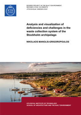 Analysis and Visualization of Deficiencies and Challenges in the Waste Collection System of the Stockholm Archipelago