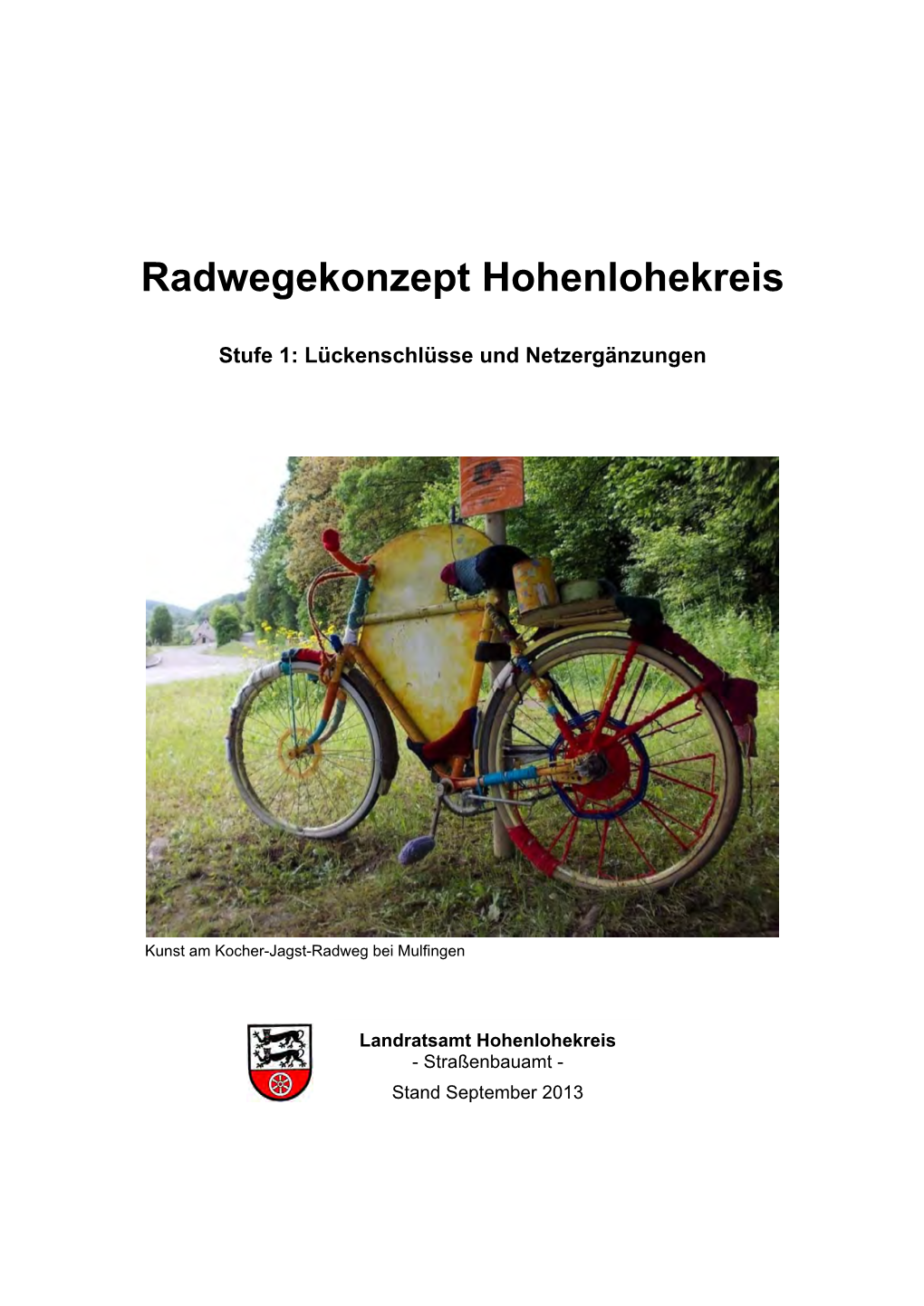 Radwegekonzept Hohenlohekreis