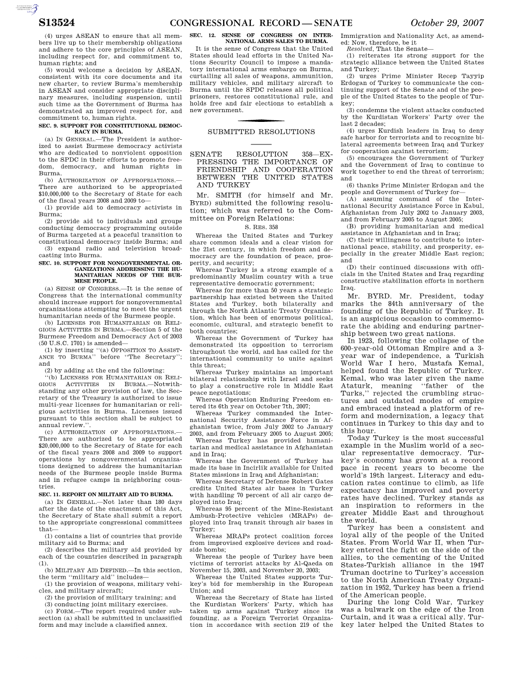 Congressional Record—Senate S13524