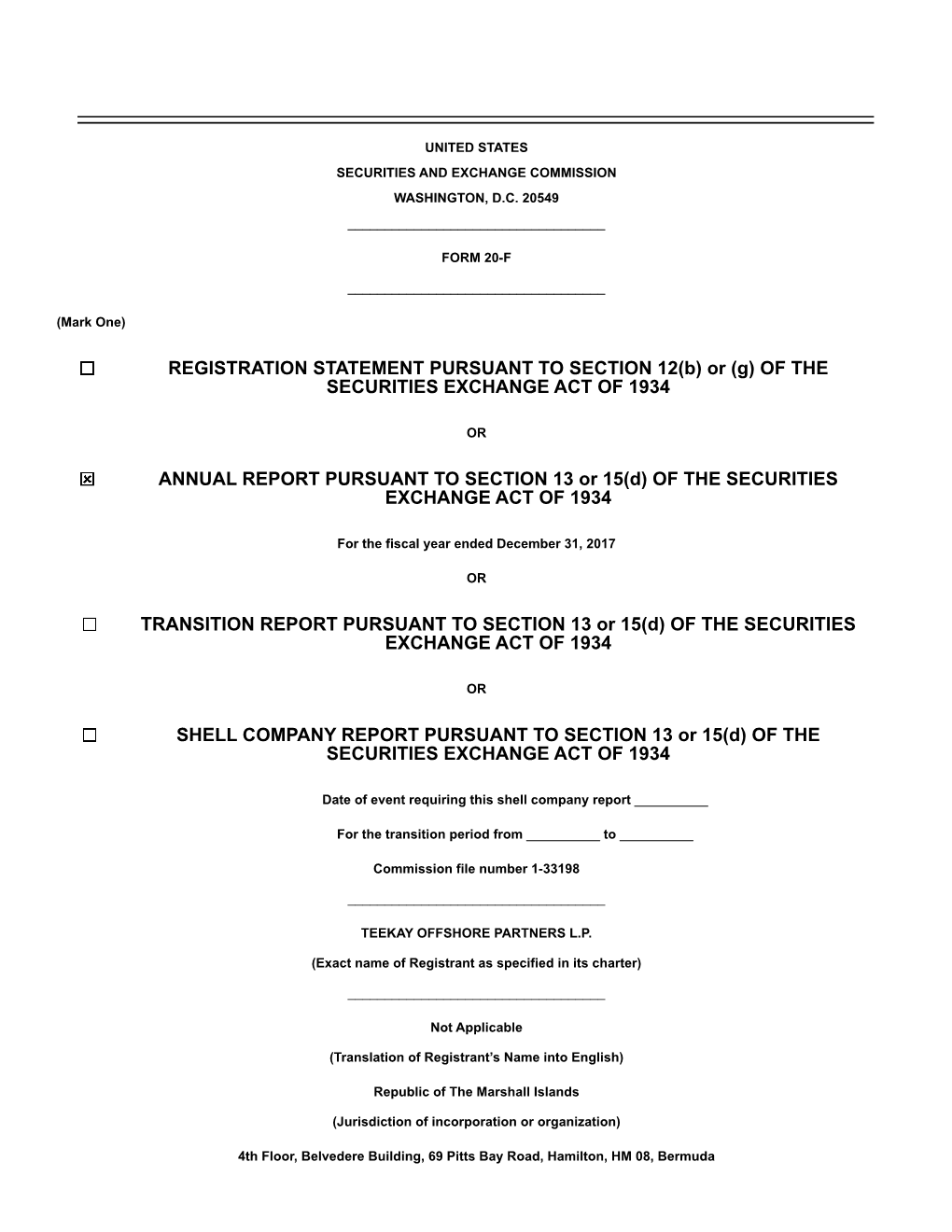 REGISTRATION STATEMENT PURSUANT to SECTION 12(B) Or (G) of the SECURITIES EXCHANGE ACT of 1934