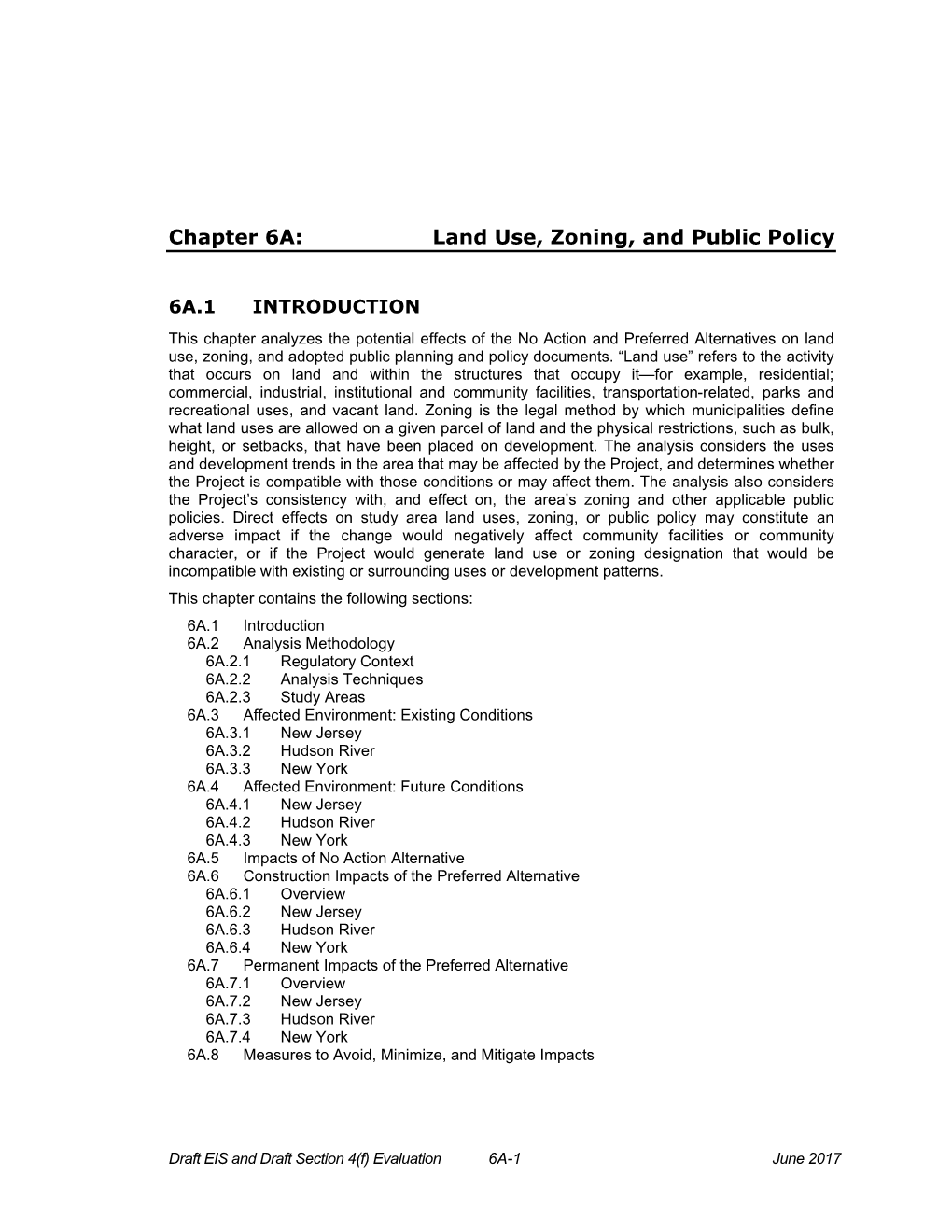 Chapter 6A: Land Use, Zoning, and Public Policy