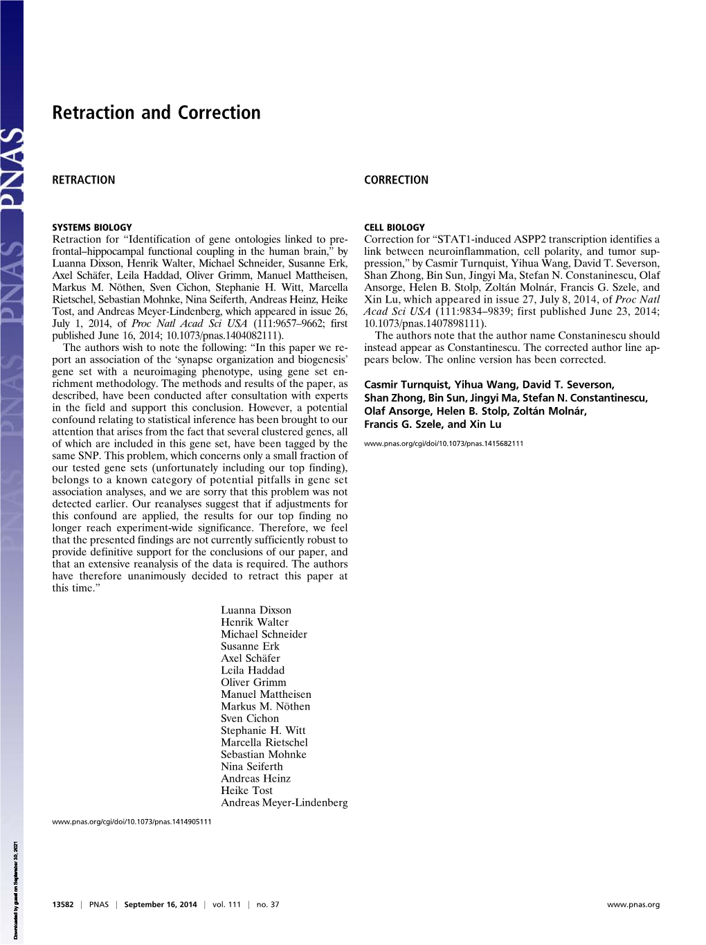 Identification of Gene Ontologies Linked to Prefrontal–Hippocampal