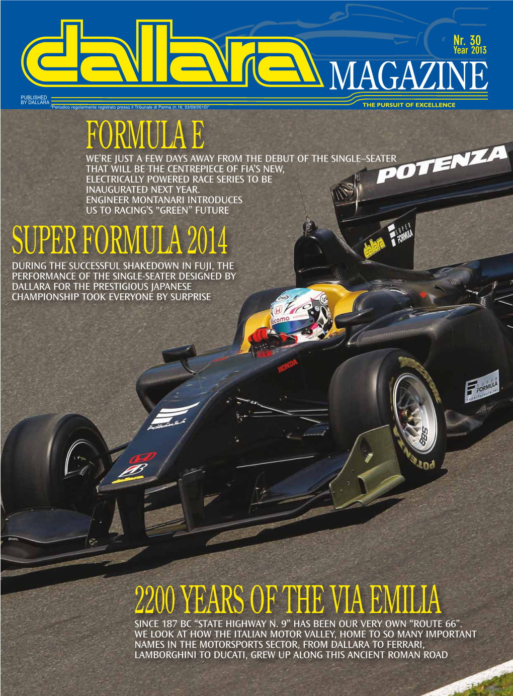 Formula E 2200 Years of the Via Emilia Super Formula 2014