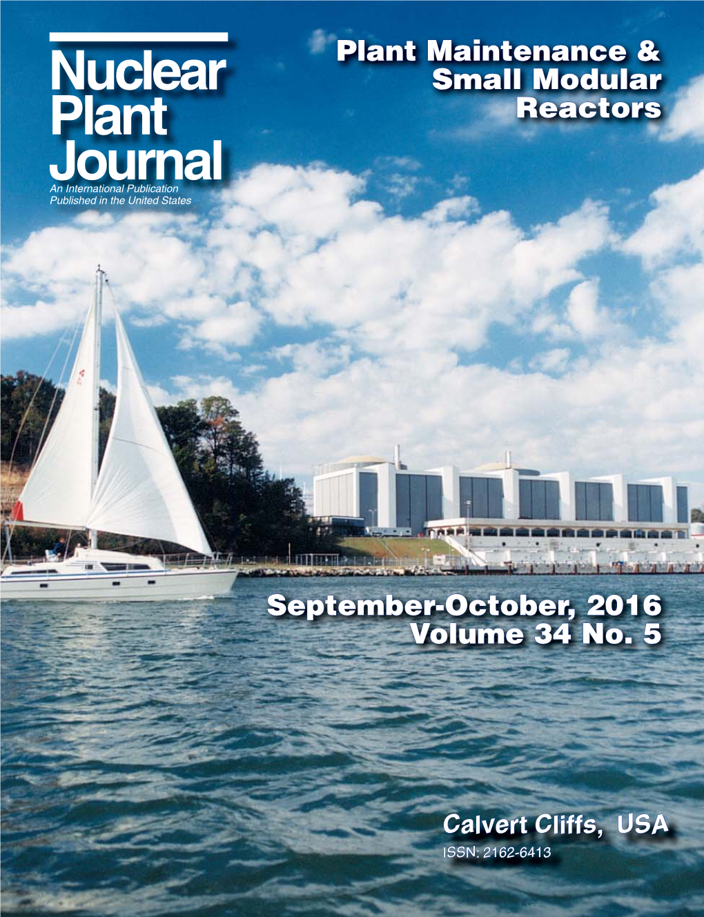 Nuclear Plant Journal  Plant Maintenance & September-October 2016, Volume 34 No