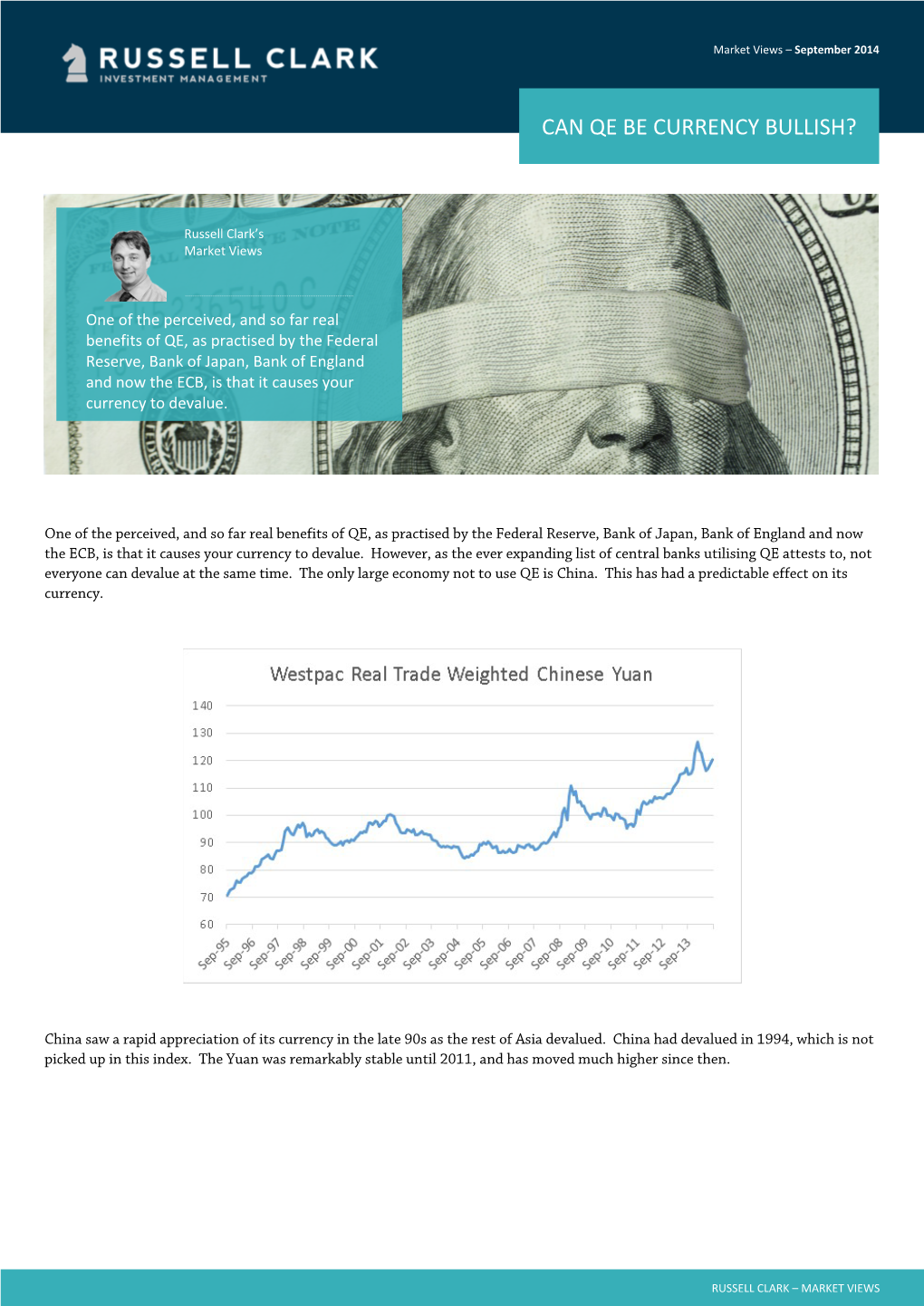 Can Qe Be Currency Bullish?