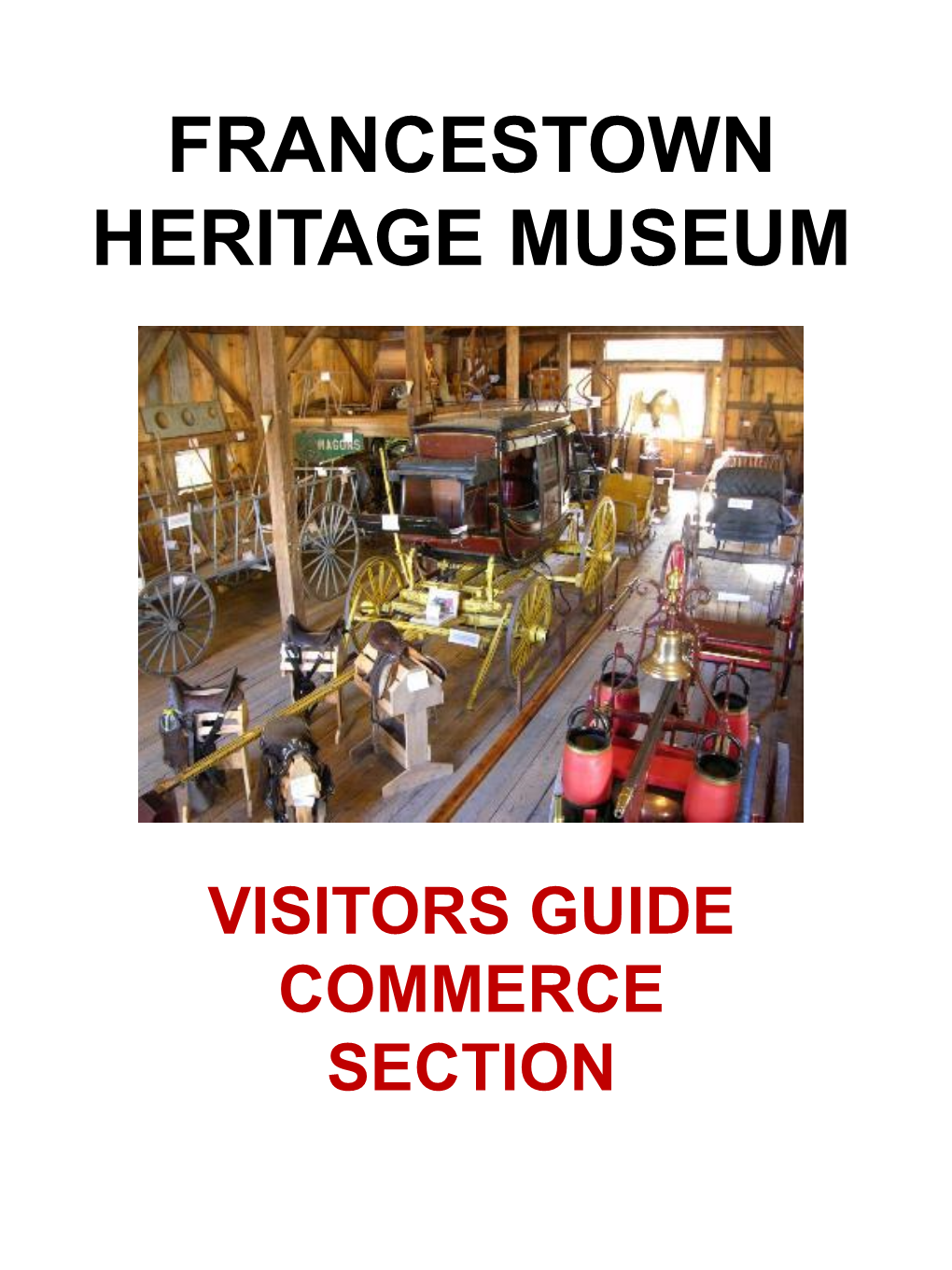 Francestown Heritage Museum