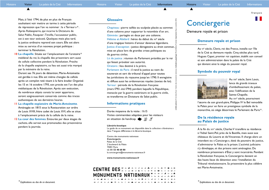 Conciergerie De Répression Que L’On Va Nommer : La « Terreur »*