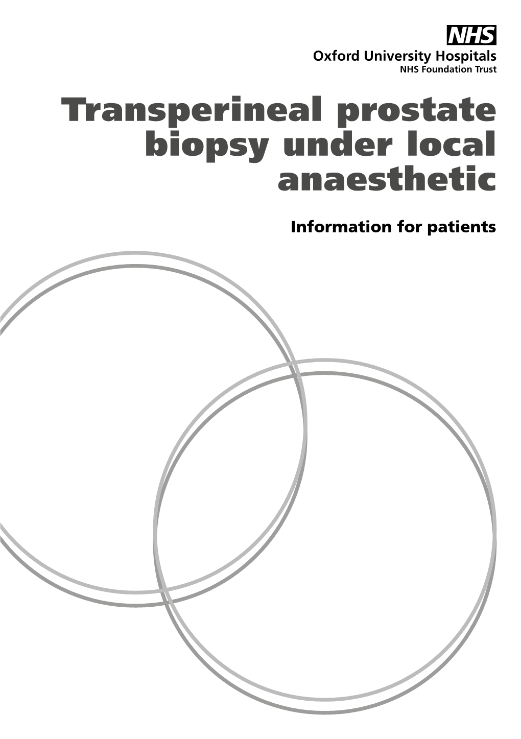 Transperineal Prostate Biopsy Under Local Anaesthetic