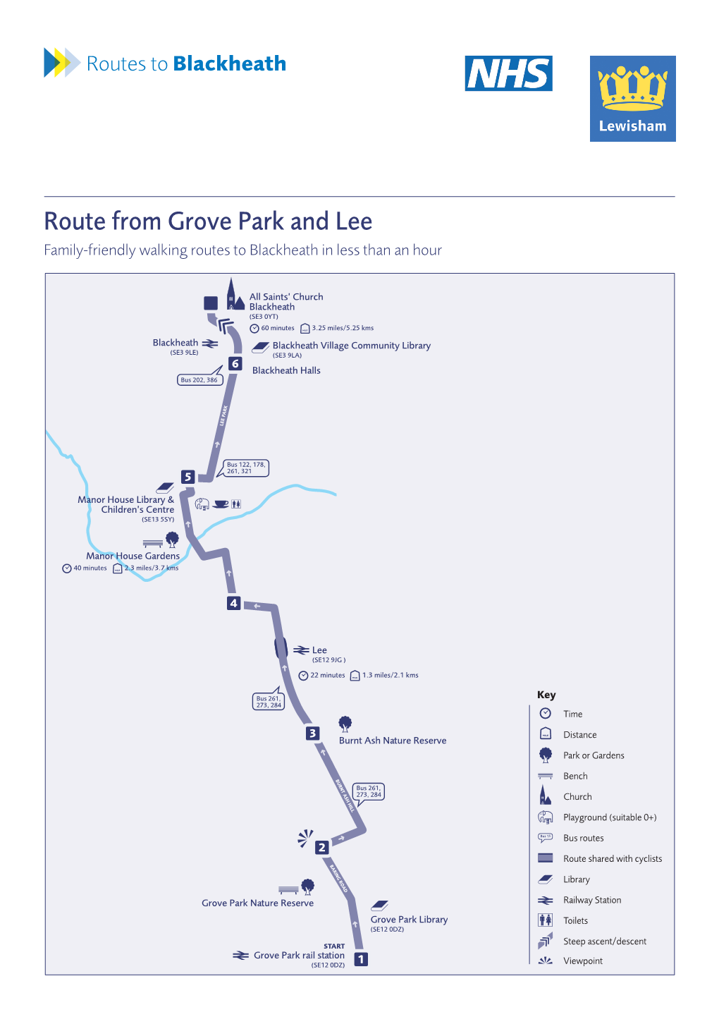 Grove Park and Lee to Blackheath