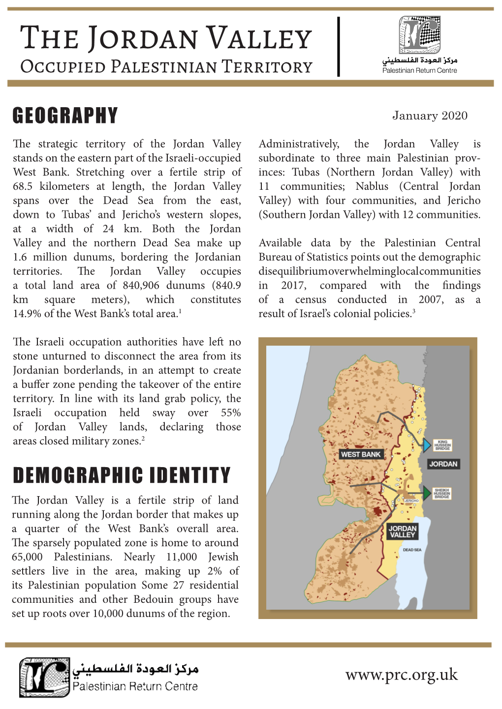 The Jordan Valley Occupied Palestinian Territory