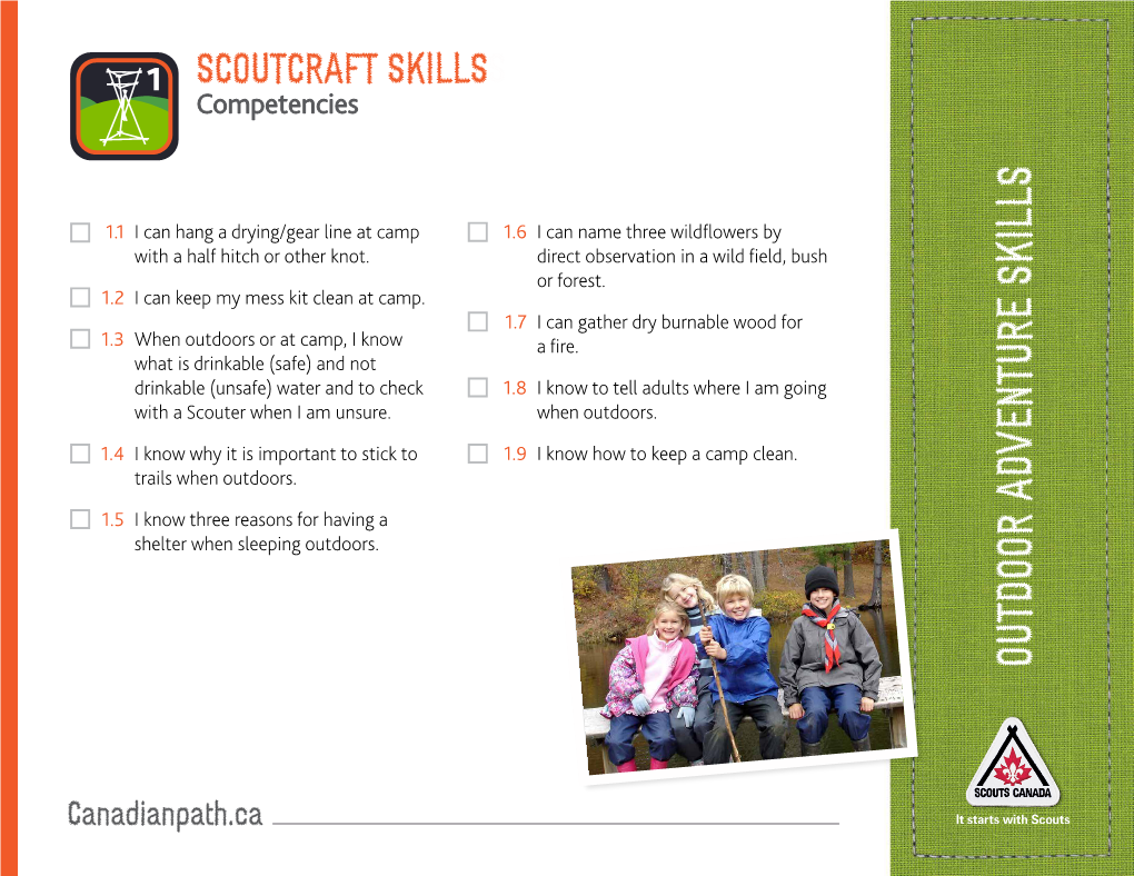OUTDOOR ADVENTURE SKILLS Canadianpath.Ca 2.4 2.3 2.5 2.2 2.1 Or Forest