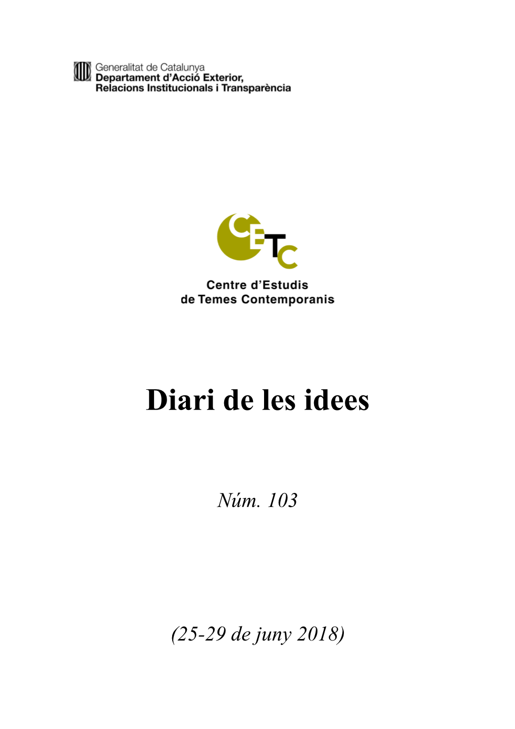 Diari De Les Idees