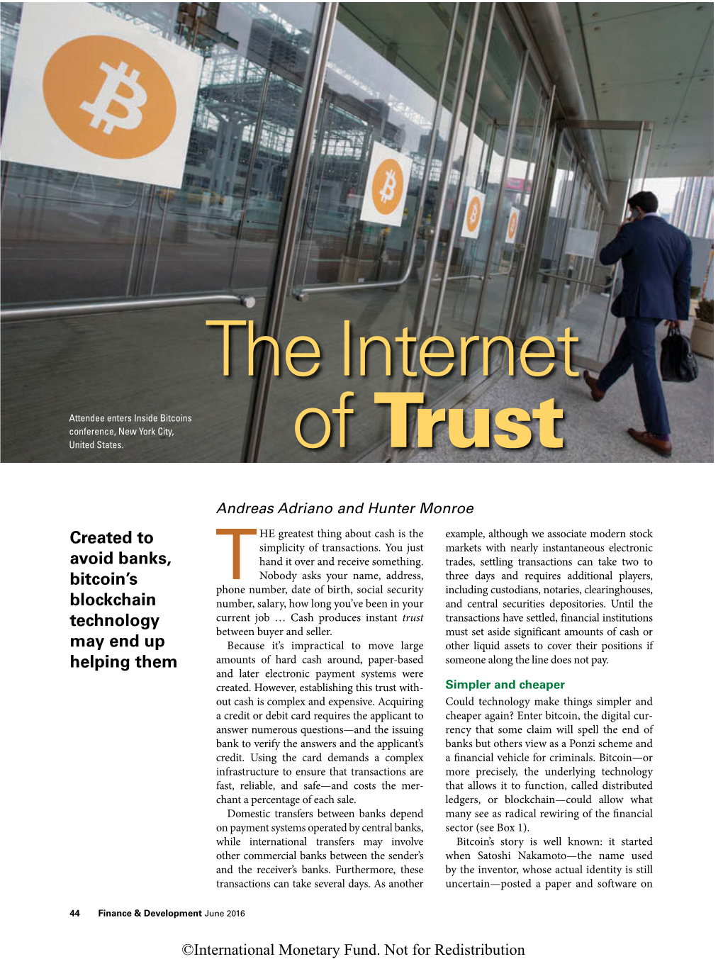 The Internet of Trust