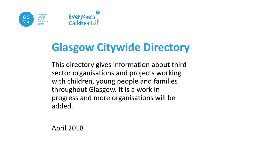 North West Glasgow Directory