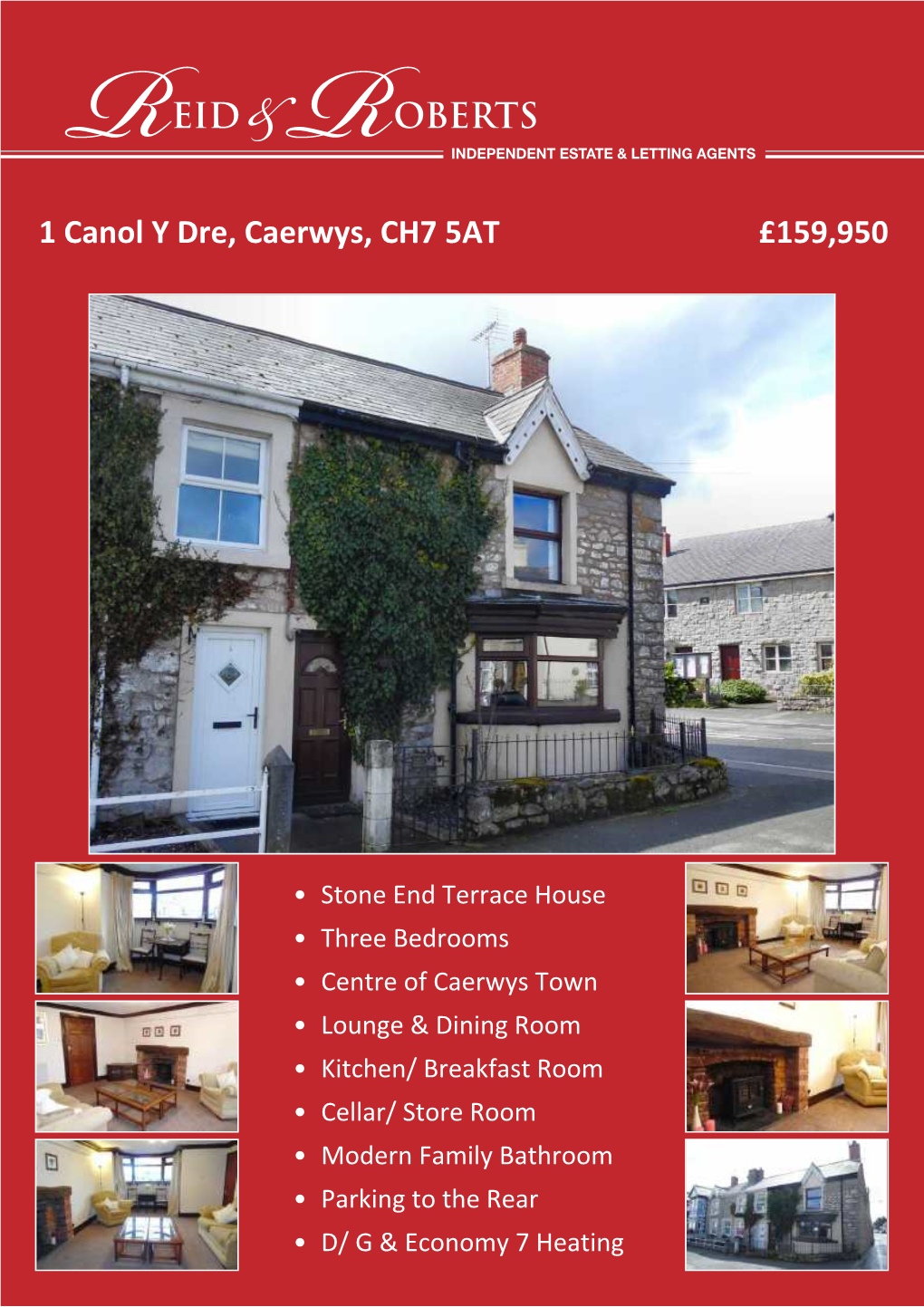 1 Canol Y Dre, Caerwys, CH7 5AT £159,950