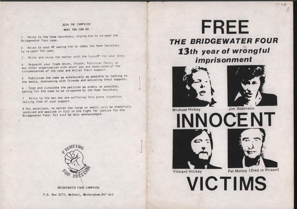 The Bridgewater Four Case