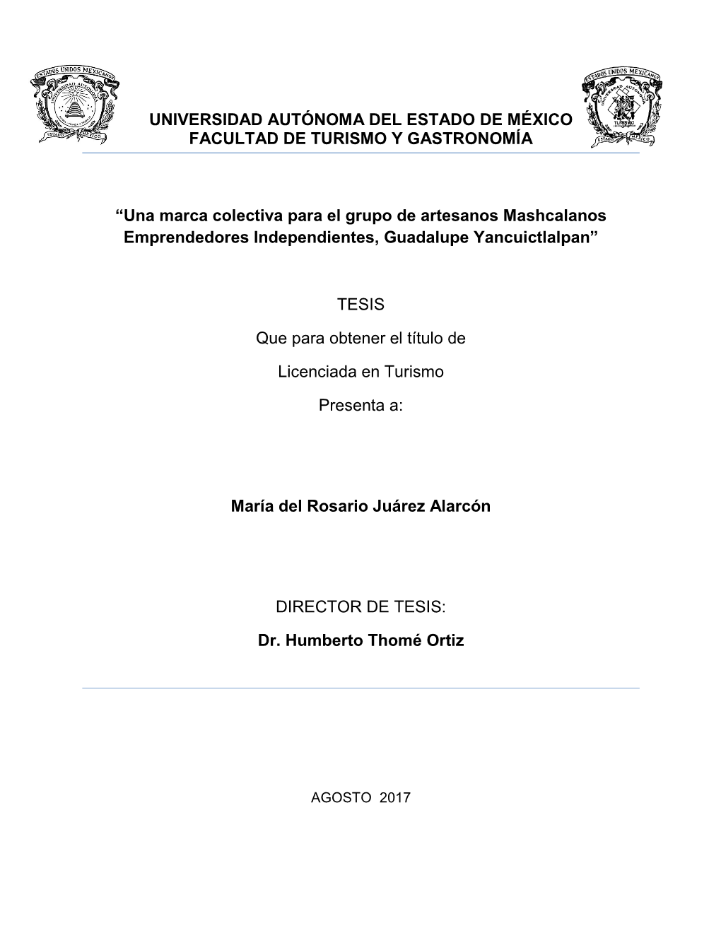 Una Marca Colectiva Para El Grupo De Artesanos Mashcalanos Emprendedores Independientes, Guadalupe Yancuictlalpan”