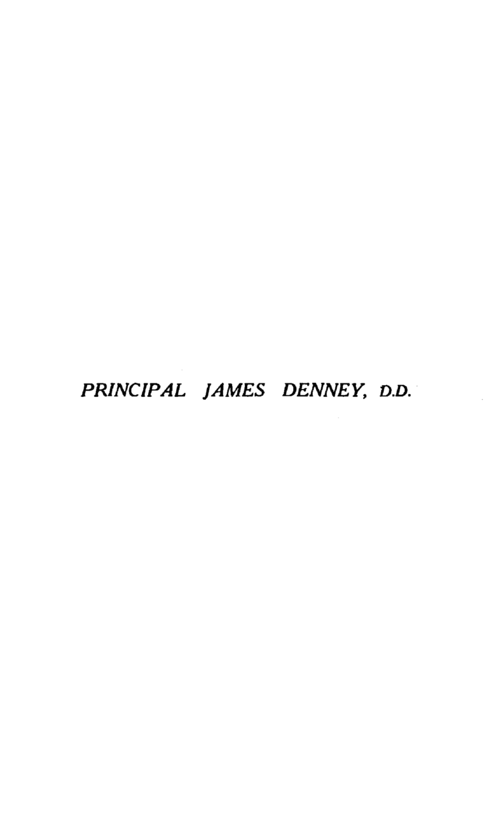 James Denney, D.D