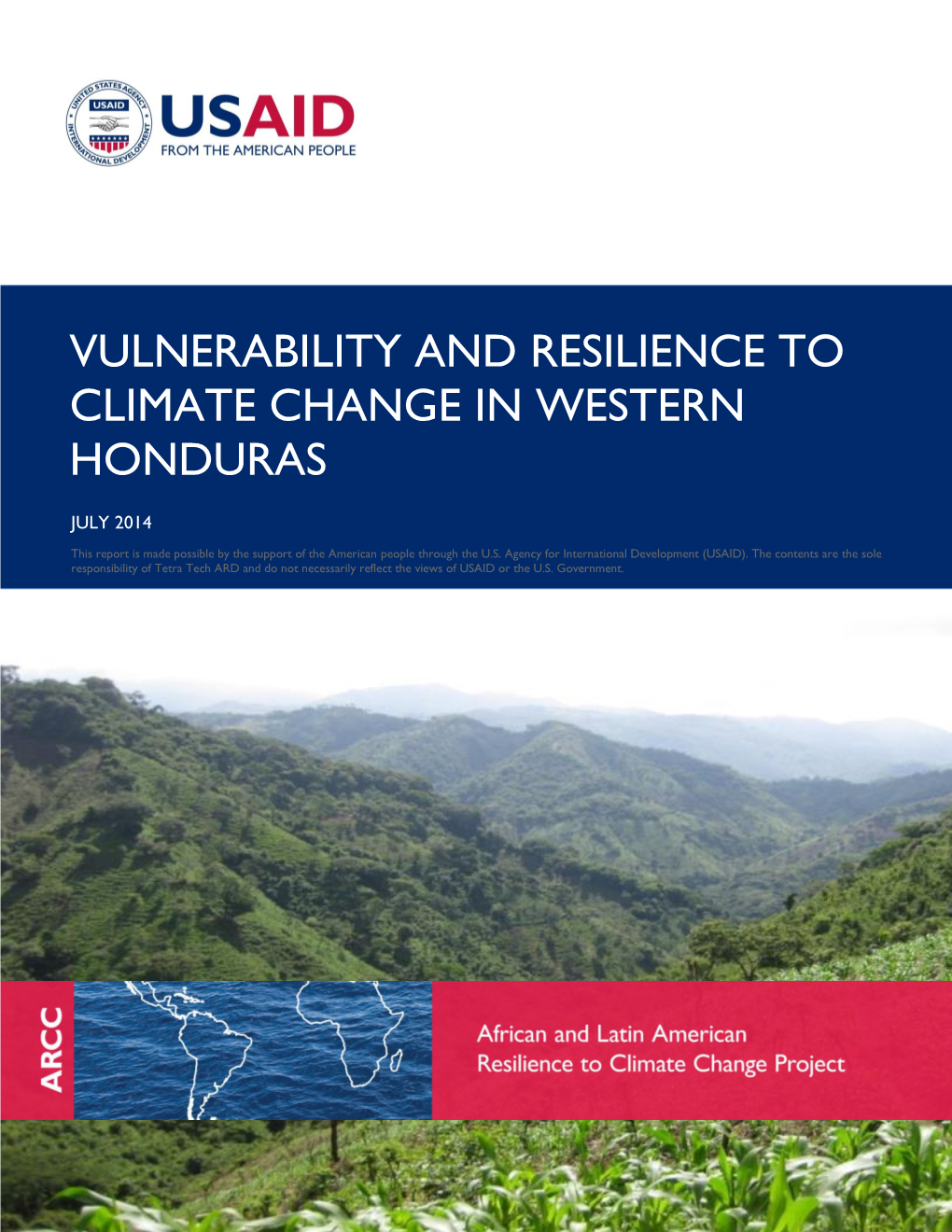 Vulnerability and Resilience to Climate Change in Western Honduras