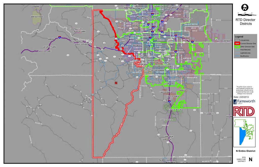 RTD Director Map District N