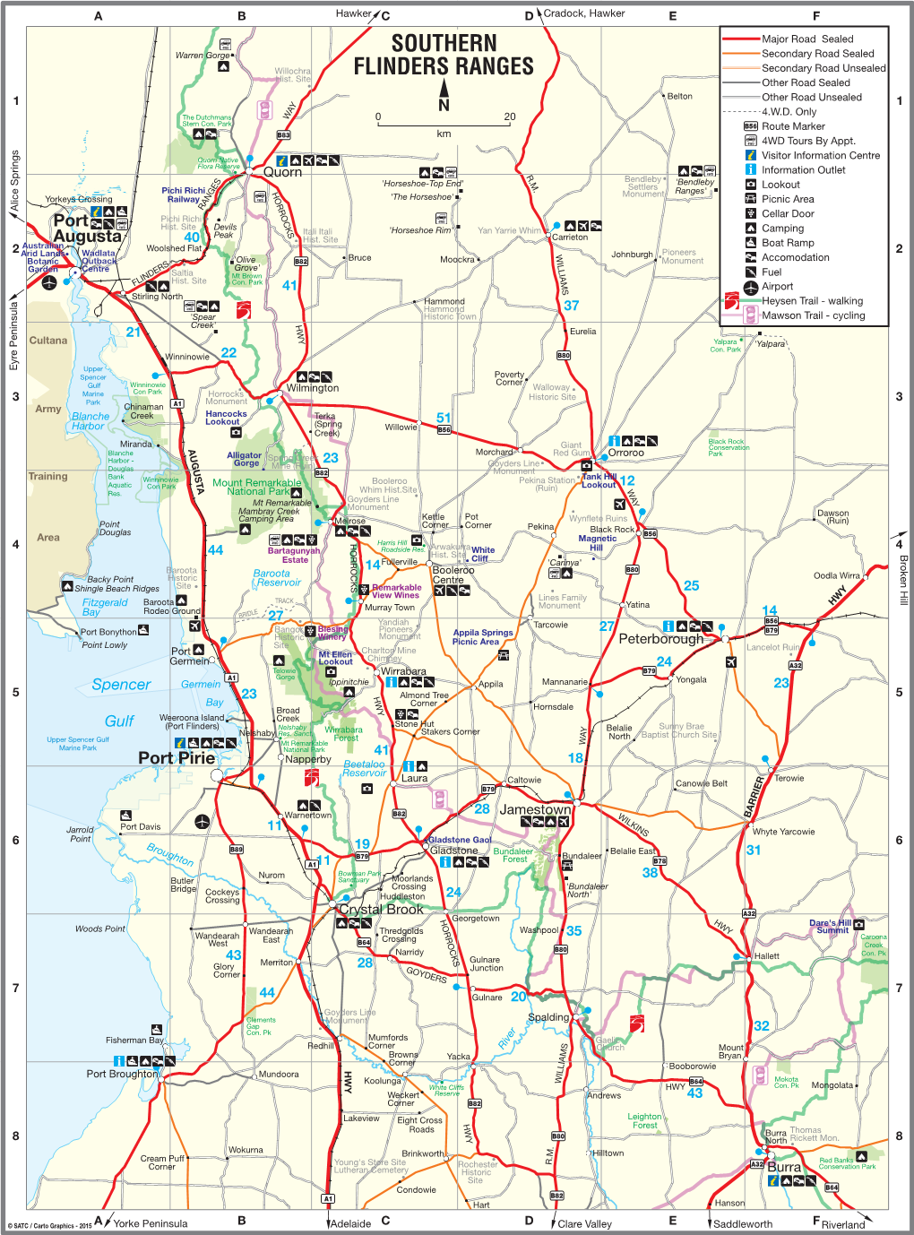 Southern Flinders Ranges Map (Pdf)