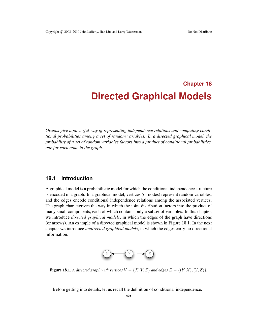 Directed Graphical Models