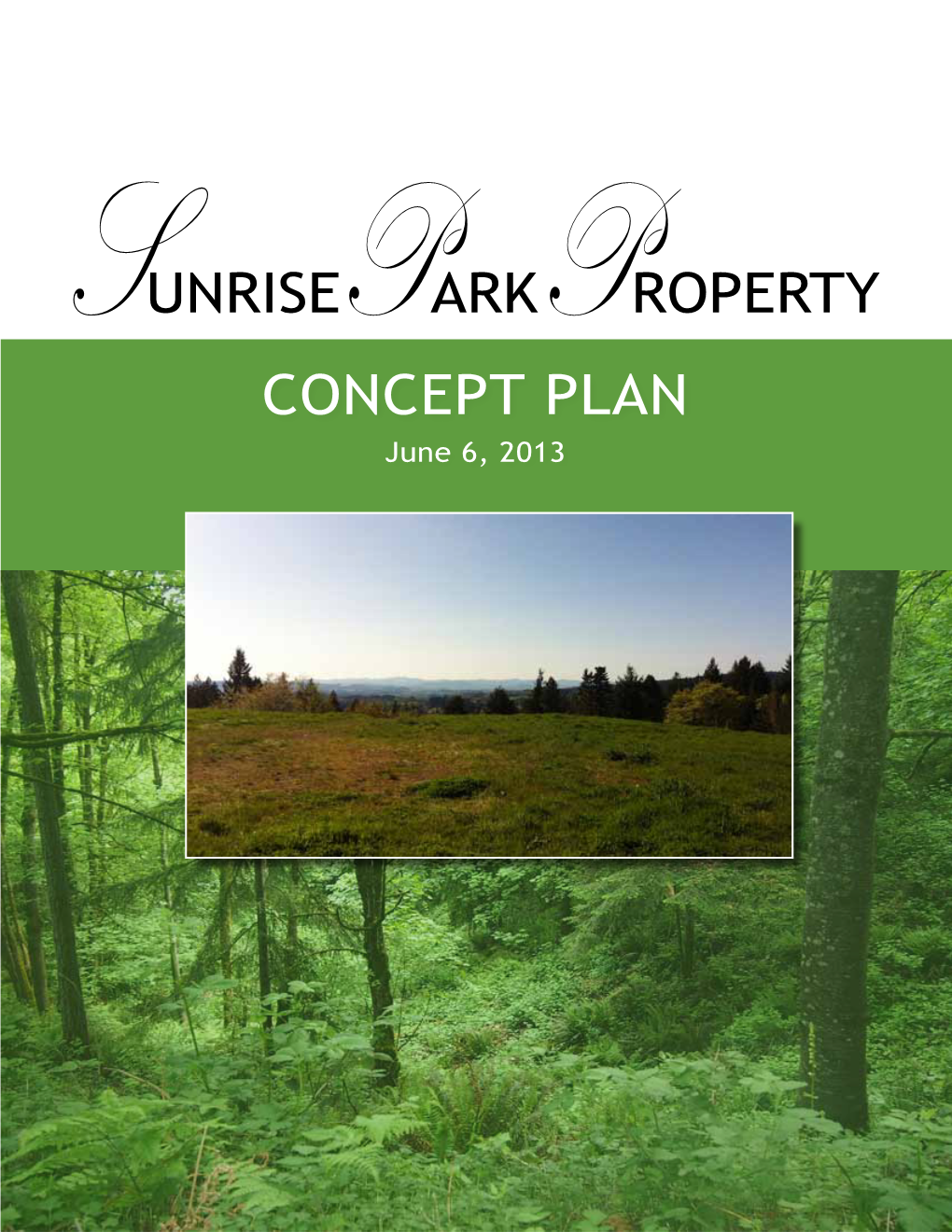 Sunrise Park Property Concept Plan