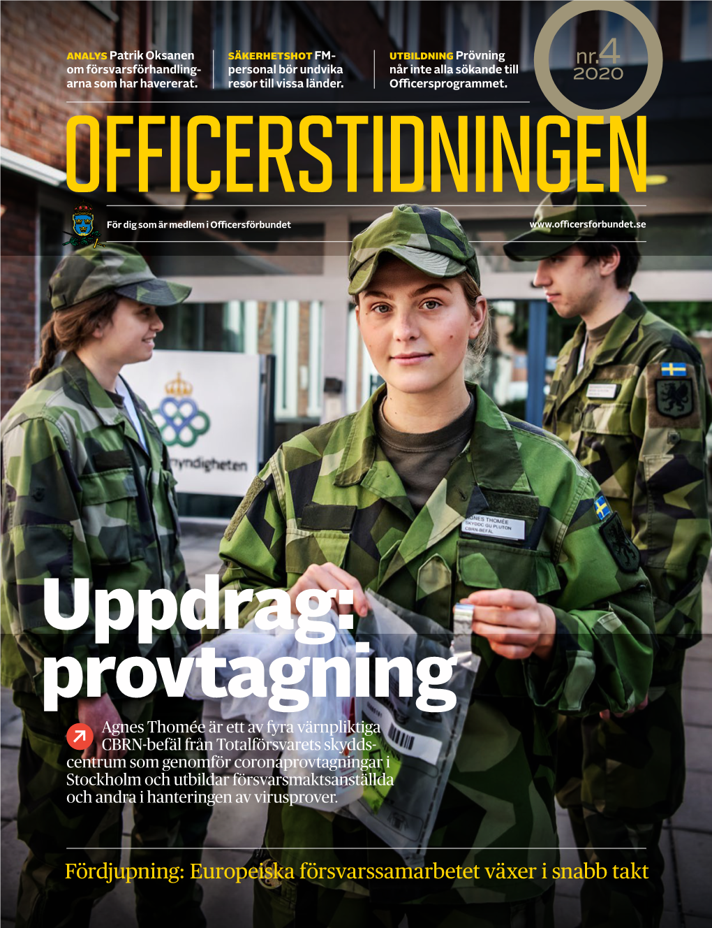 Officerstidningen Nr 4/2020 Värnpliktiga