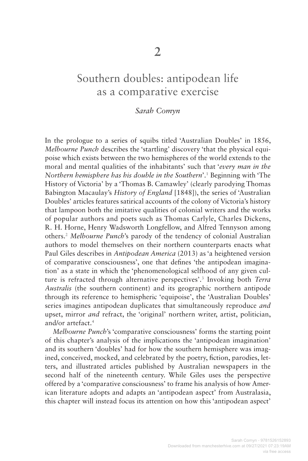 Worlding the South : Nineteenth-Century Literary Culture and the Southern Settler Colonies