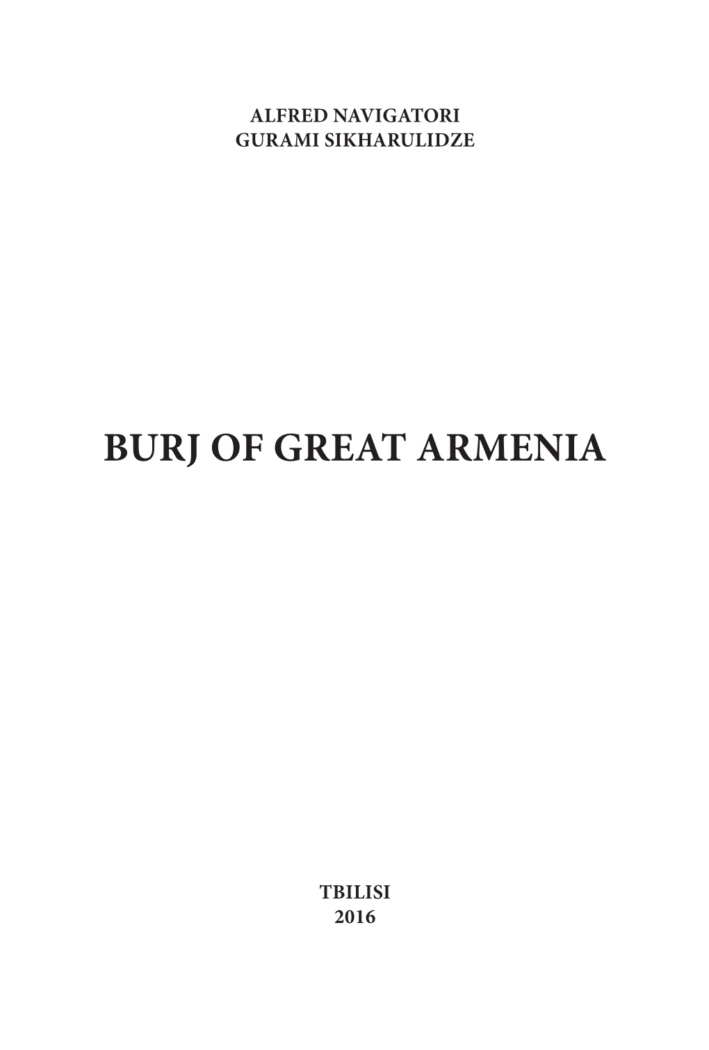 Burj of Great Armenia