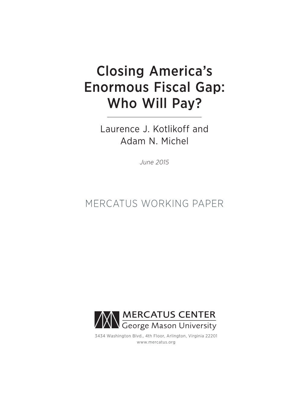 The Fiscal Gap Would Have on Five Stylized Households in Three Different Cohorts