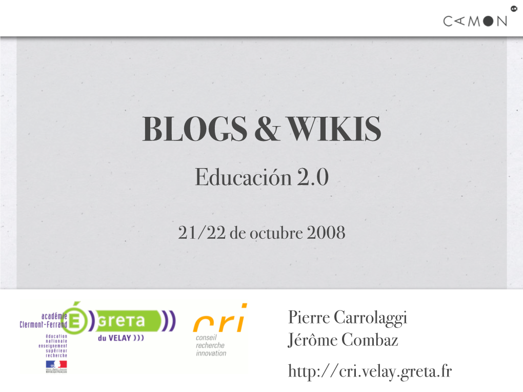 WIKIS Educación 2.0