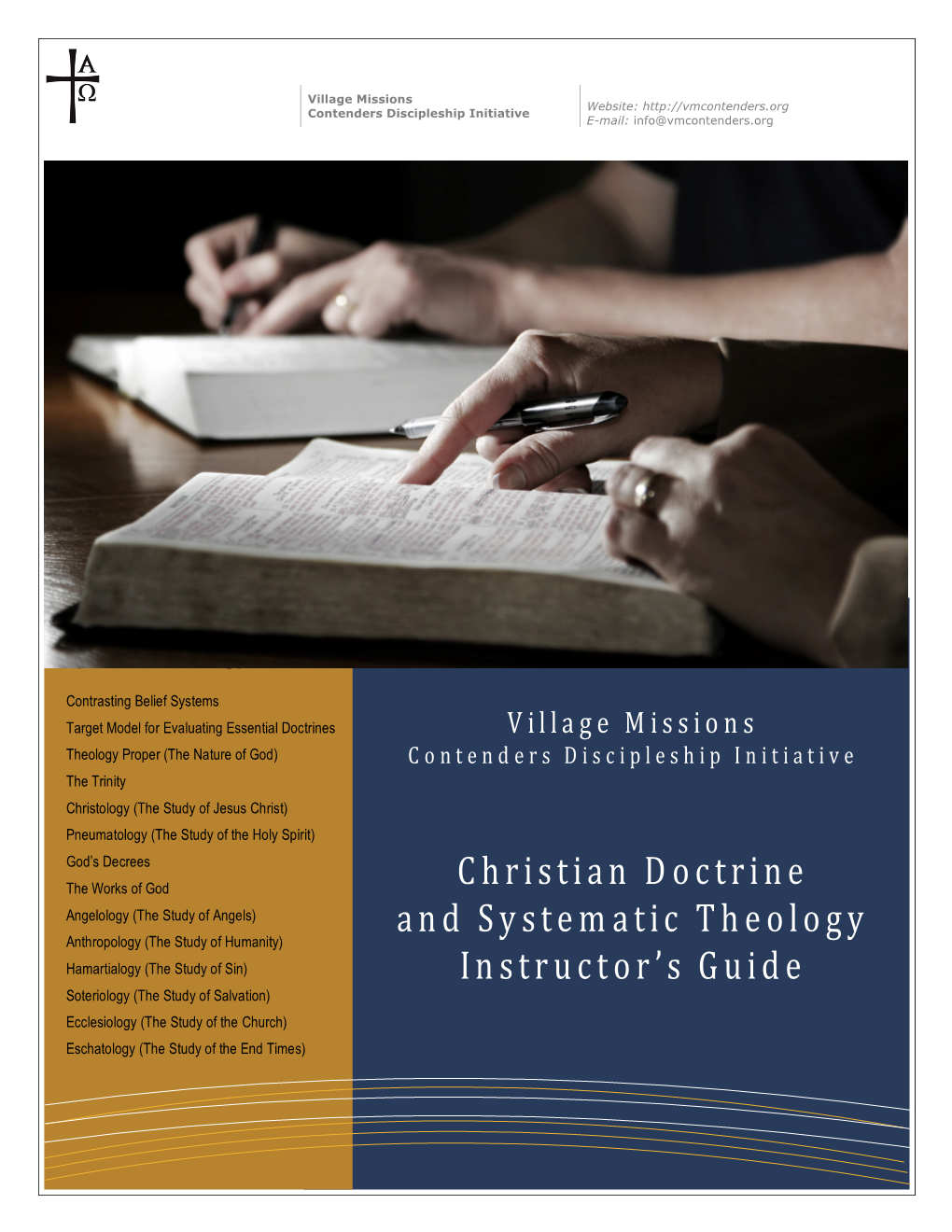 Christian Doctrine Systematic Theology