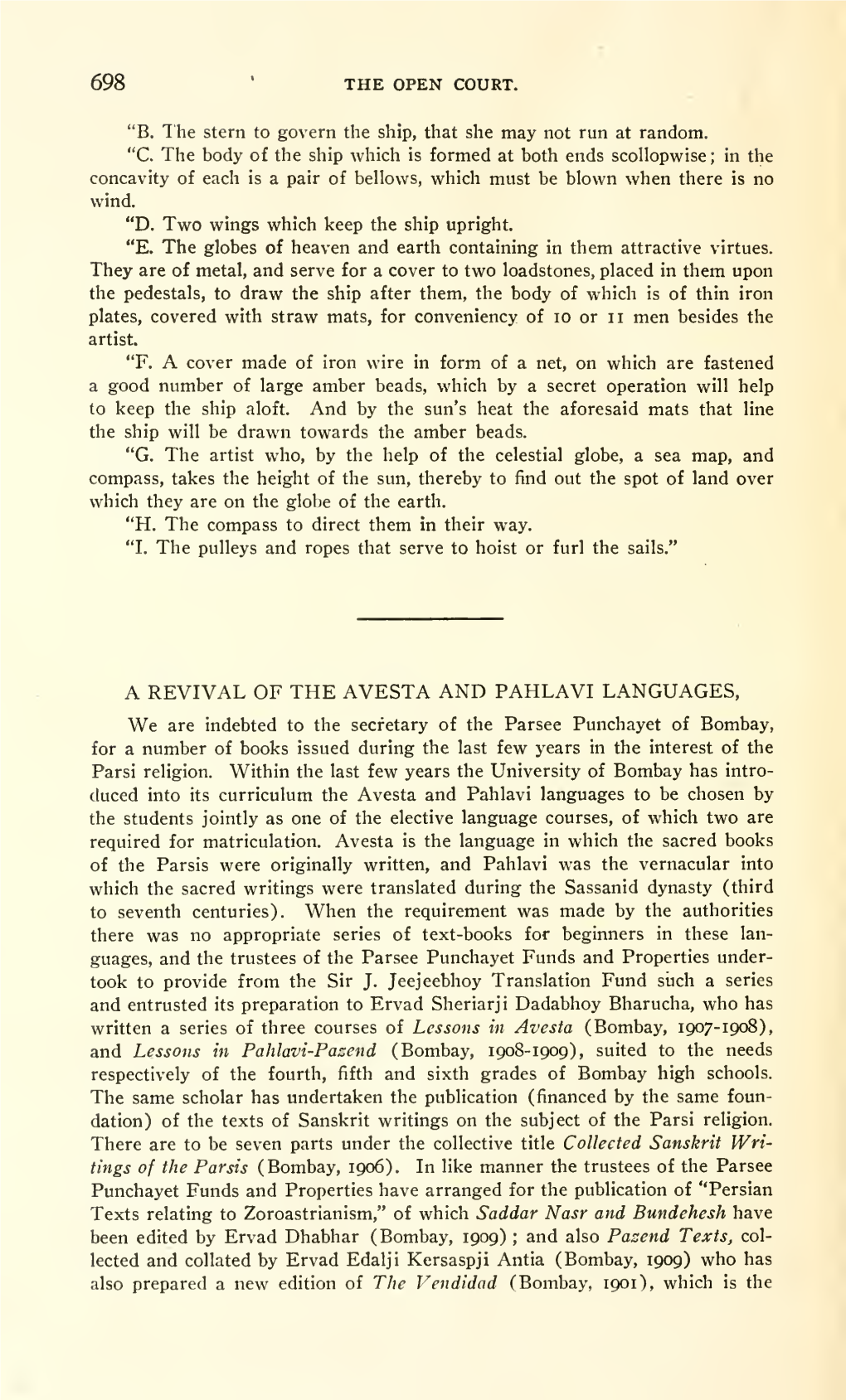 A Revival of the Avesta and Pahlavi Languages