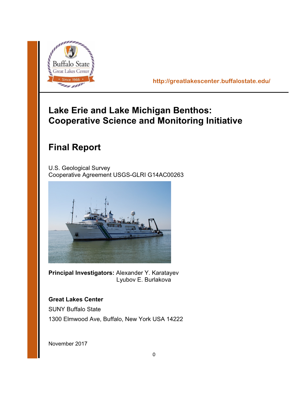 Lake Erie and Michigan Benthos: Cooperative Science and Monitoring Initiative