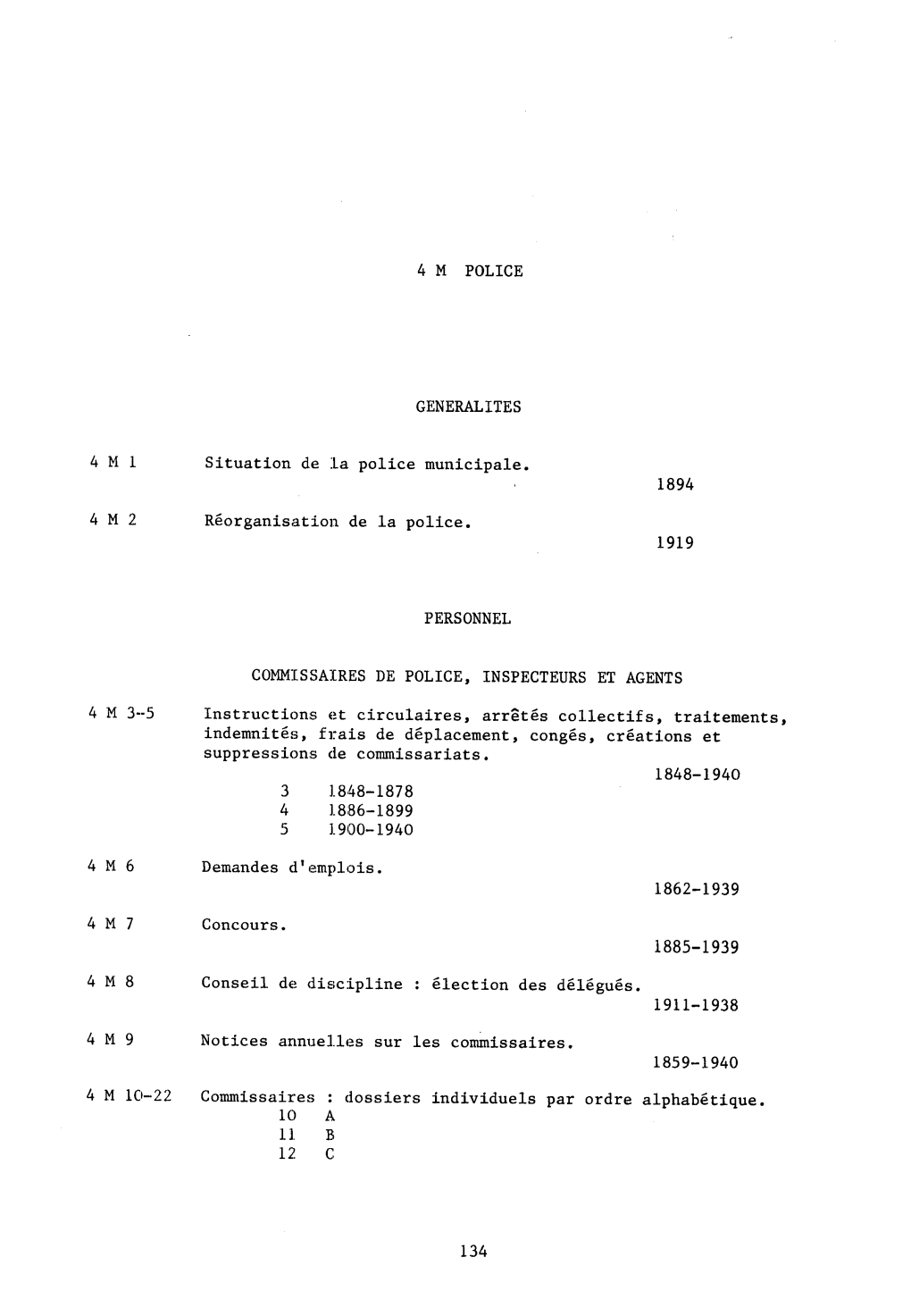 Administration Générale Et Économie Du Département (1800-1940)