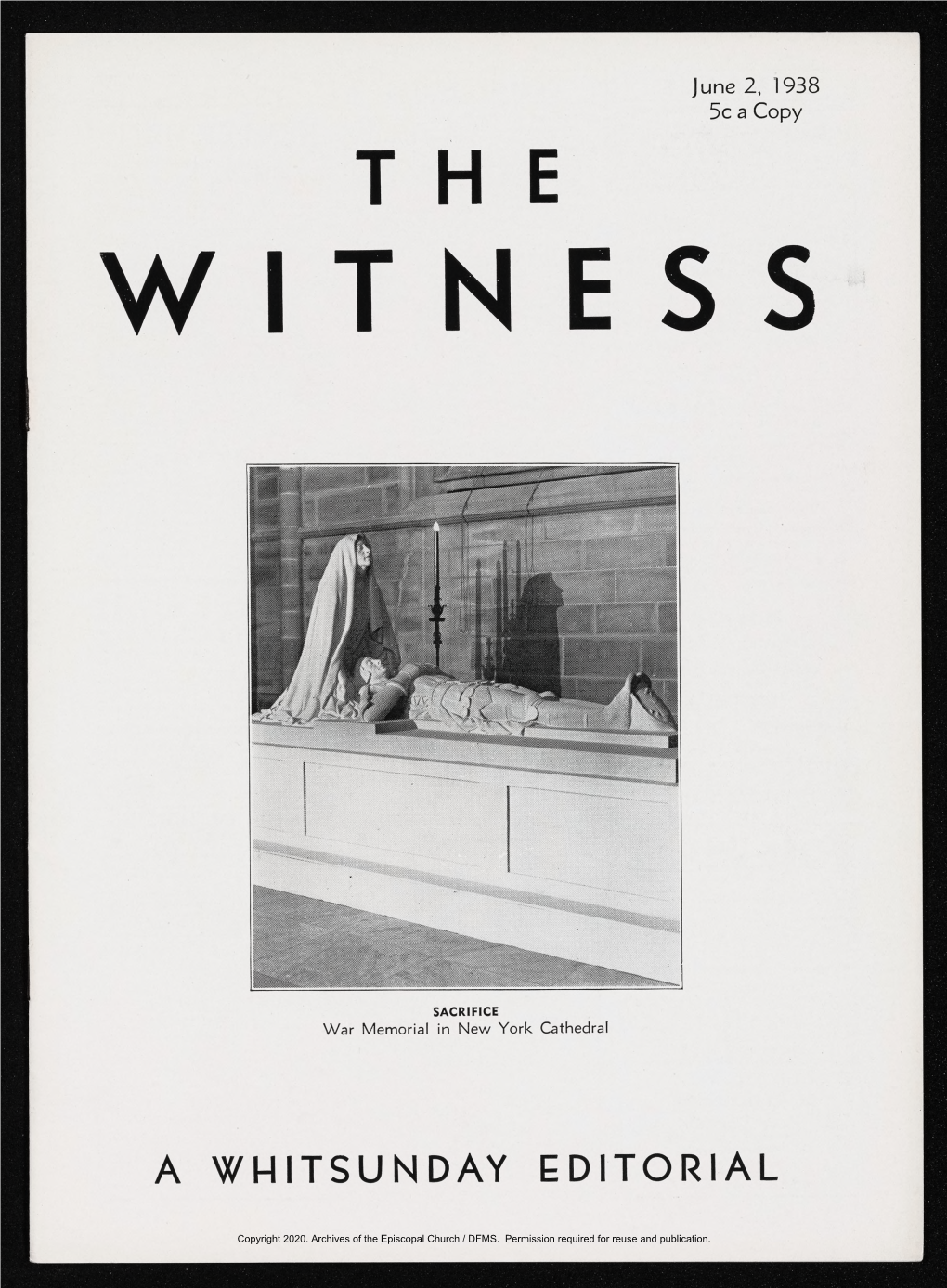 1938 the Witness, Vol. 22, No. 30