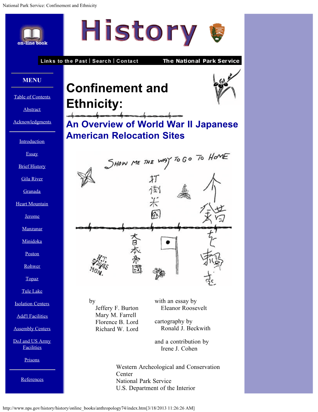 Confinement and Ethnicity