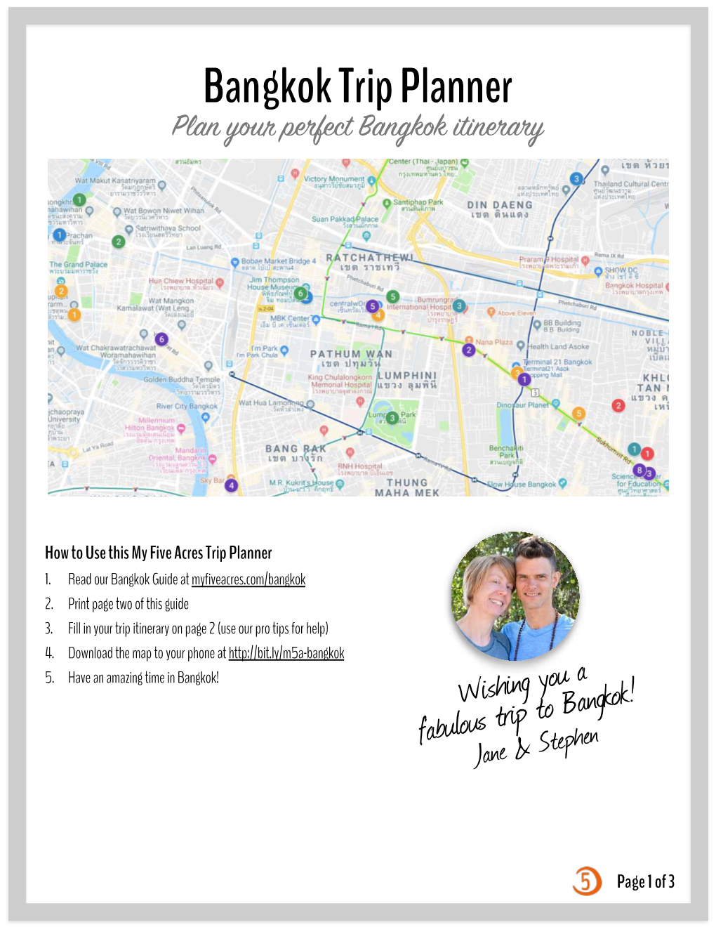 Bangkok Trip Planner – a My Five Acres Travel Guide