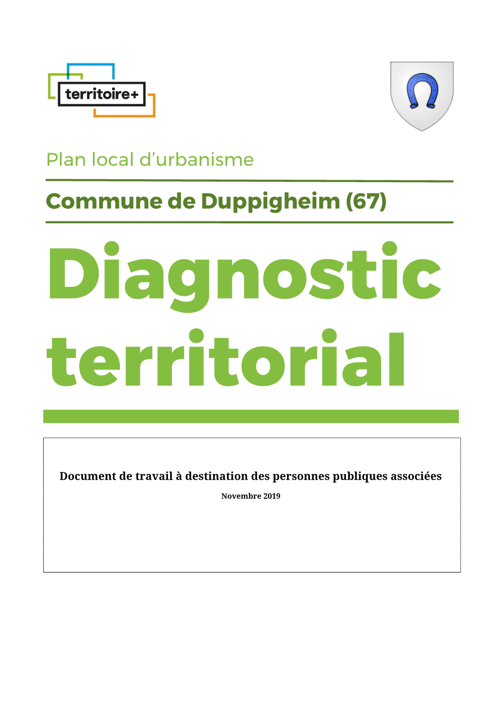Commune De Duppigheim (67) Diagnostic Territorial