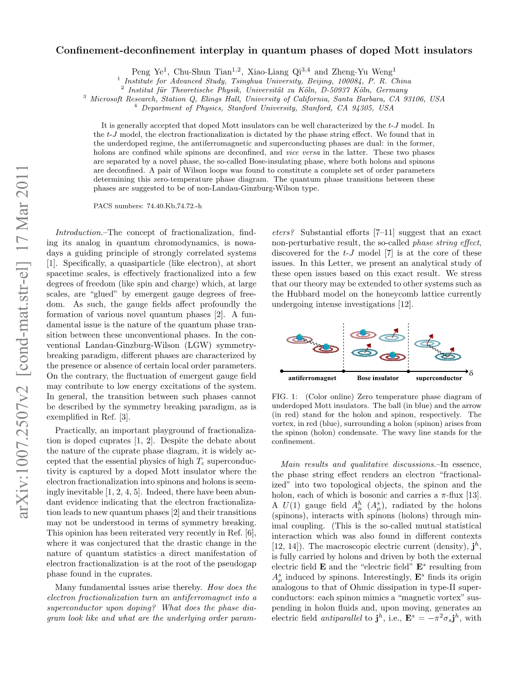 Confinement-Deconfinement Interplay in Quantum Phases of Doped Mott