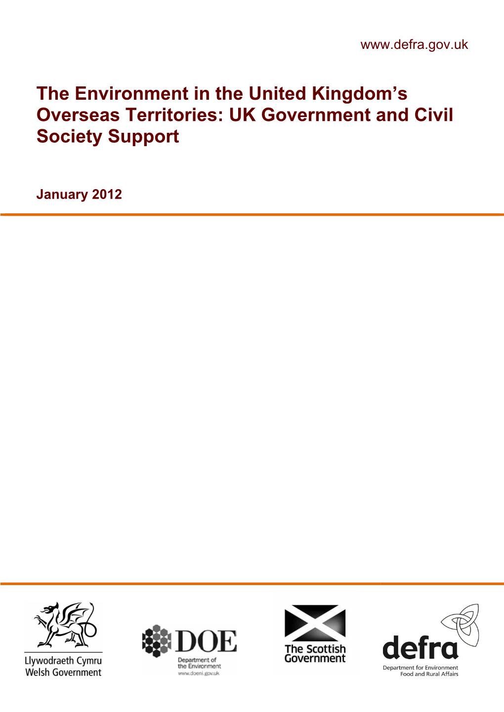 The Environment in the United Kingdom's Overseas Territories: UK