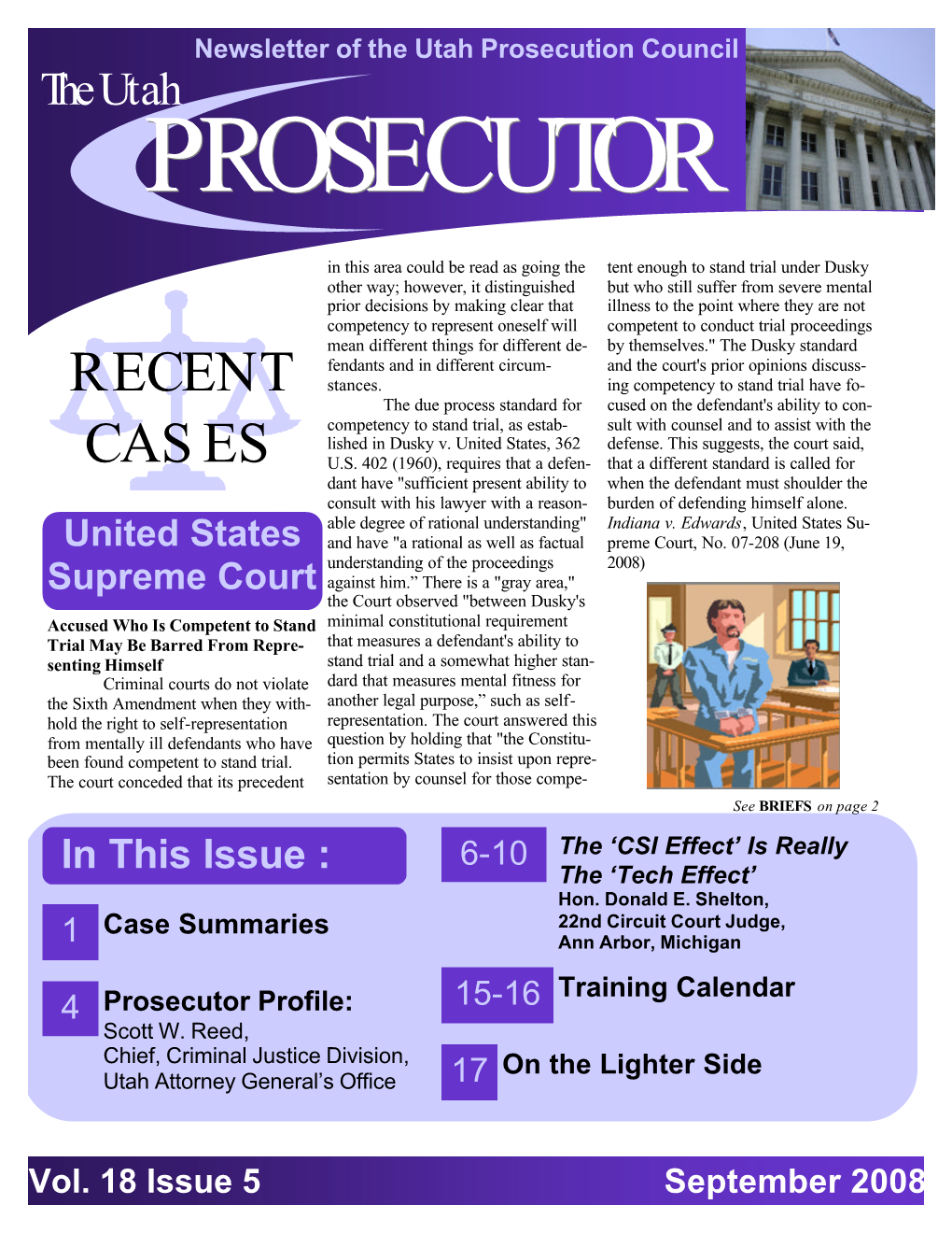 September 2008 Newsletter