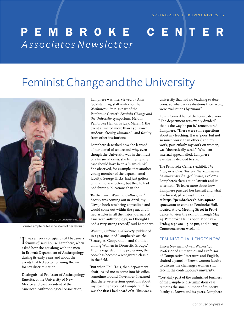 Feminist Change and the University