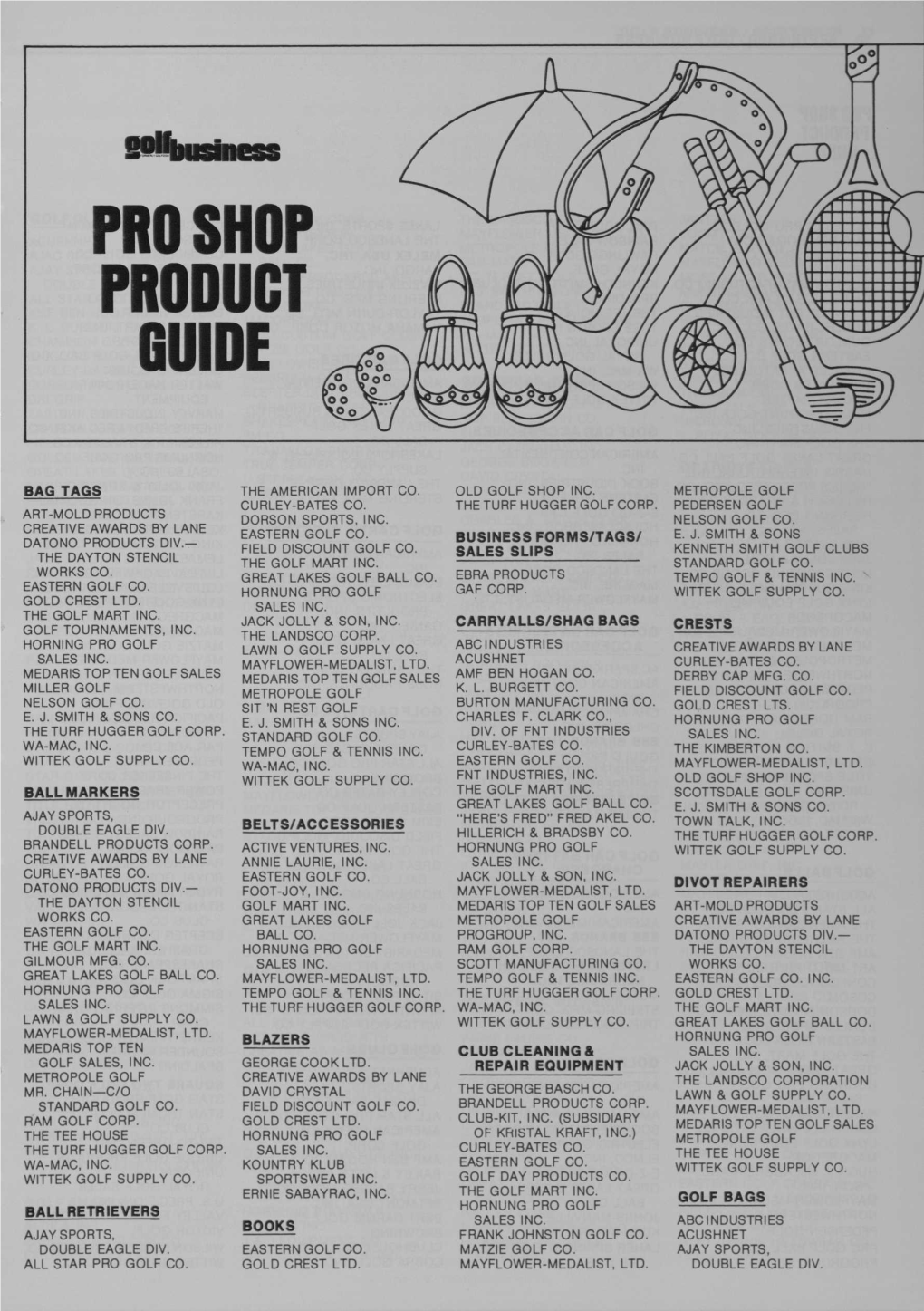 Pro Shop Product Guide