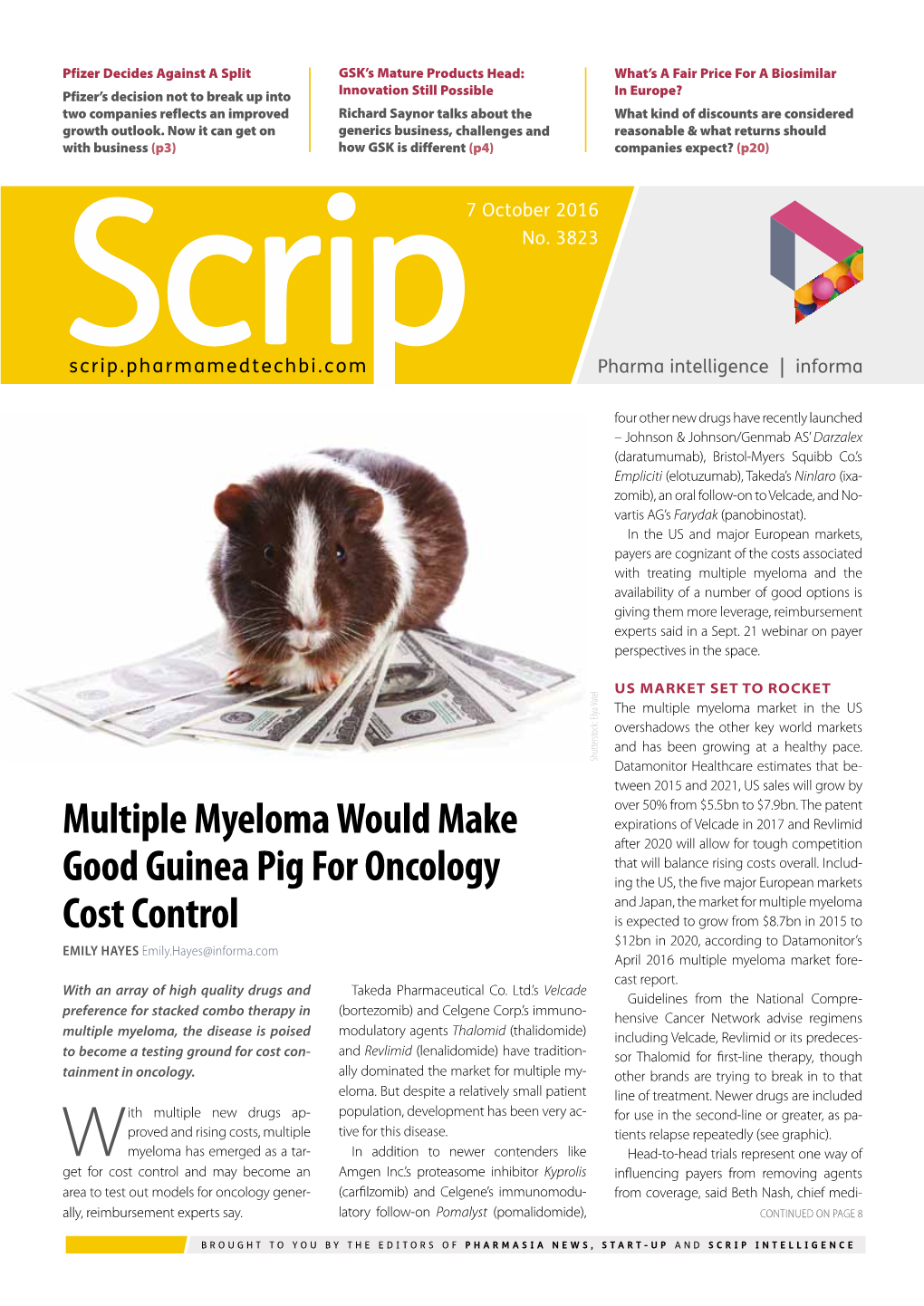 Multiple Myeloma Would Make Good Guinea Pig for Oncology Cost Control