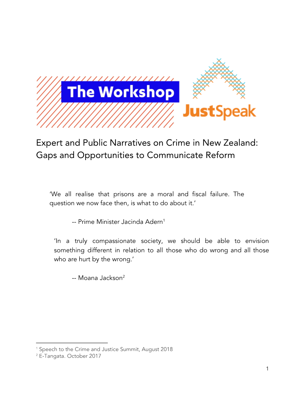 Expert and Public Narratives on Crime in New Zealand: Gaps and Opportunities to Communicate Reform