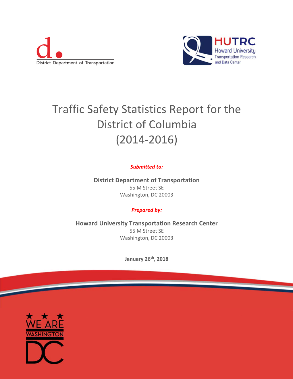 Traffic Safety Statistics Report for the District of Columbia (2014-2016)