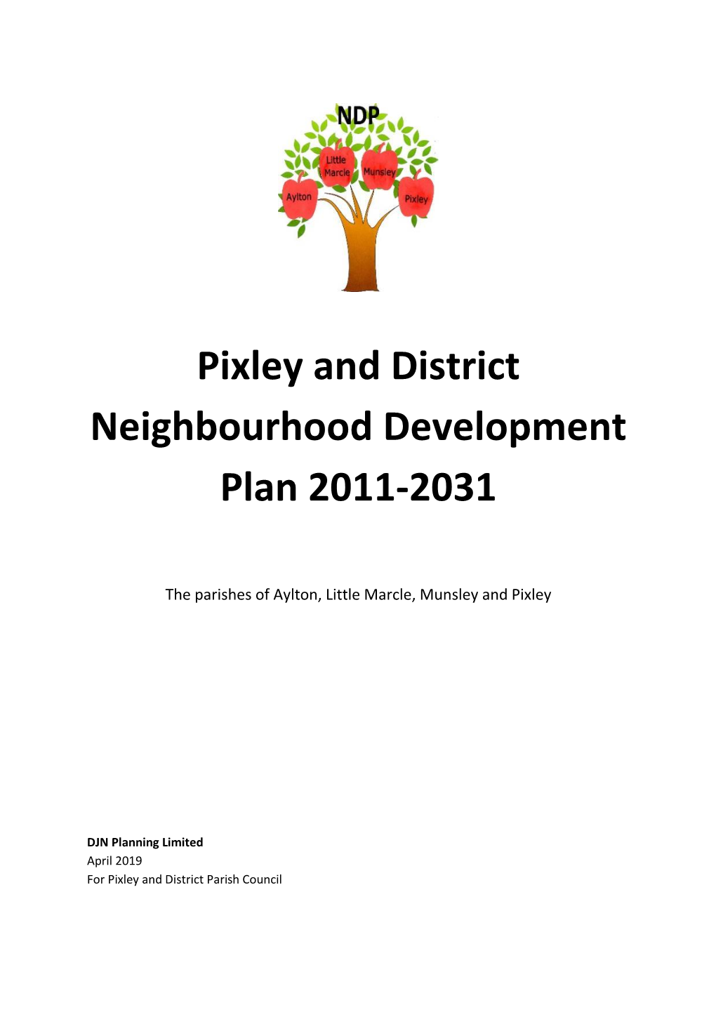 Pixley and District Neighbourhood Development Plan April 2019